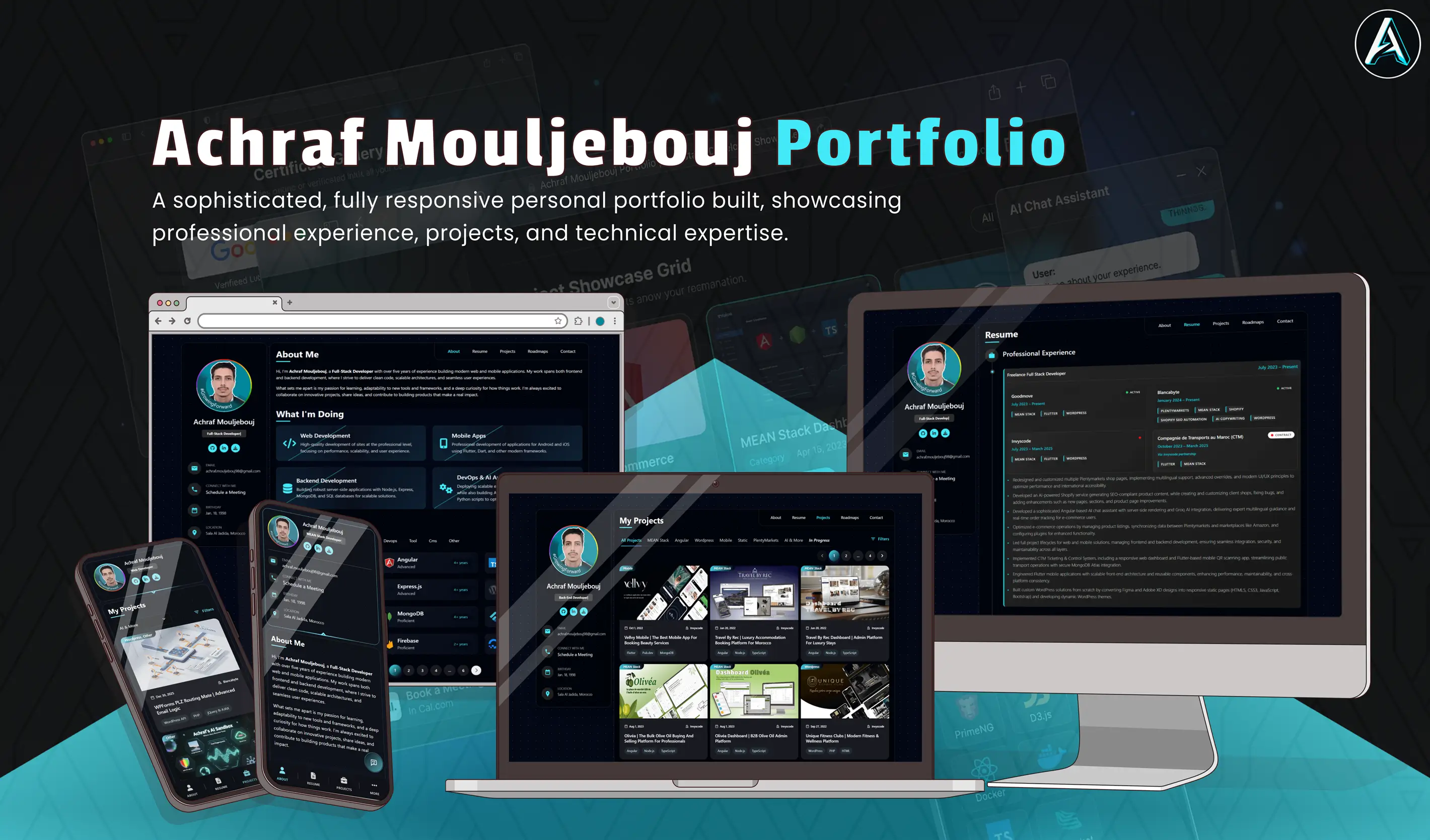 Achraf Mouljebouj Portfolio | Full-Stack Developer Showcase