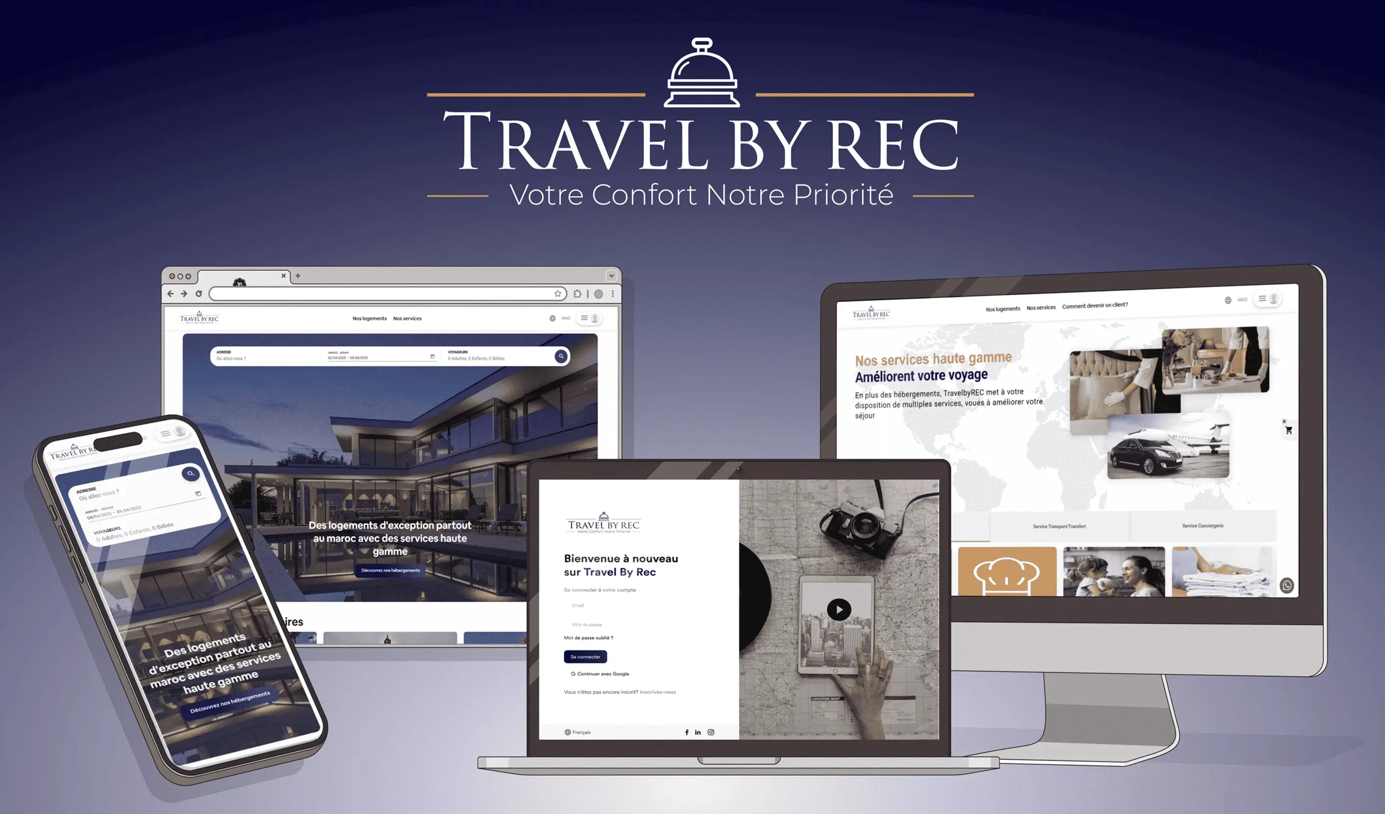 Travel By Rec | Luxury Accommodation Booking Platform for Morocco